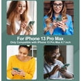 thumbnail image 6 of Compatible with iPhone 13 Pro Max Case 6.7 inch Premium Liquid Silicone with [Soft Anti-Scratch Microfiber Lining] Gel Rubber Full-Body Bumper Protection Case for iPhone 13 Pro Max - Pine Green, 6 of 14