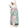 thumbnail image 5 of Uemuo Vintage Floral for Winter Dog Hoodie Sweatshirts with Pockets Warm Dog Clothes for Small Dogs Chihuahua-Large, 5 of 8