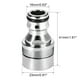 thumbnail image 2 of Adaptador de grifo hembra de 20mm para manguera de agua, 2 piezas, 2 of 5