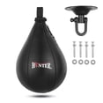 thumbnail image 1 of Bolsa de boxeo Speed Bag Hunter de piel con eslabón giratorio para colgar, 1 of 5