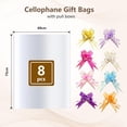 thumbnail image 2 of Cellophane Bags with Pull Bows, Clear Hampers Bags for Gift Baskets, Halloween, Easter, Christmas Fruit Basket and Gift Packaging, 2 of 4