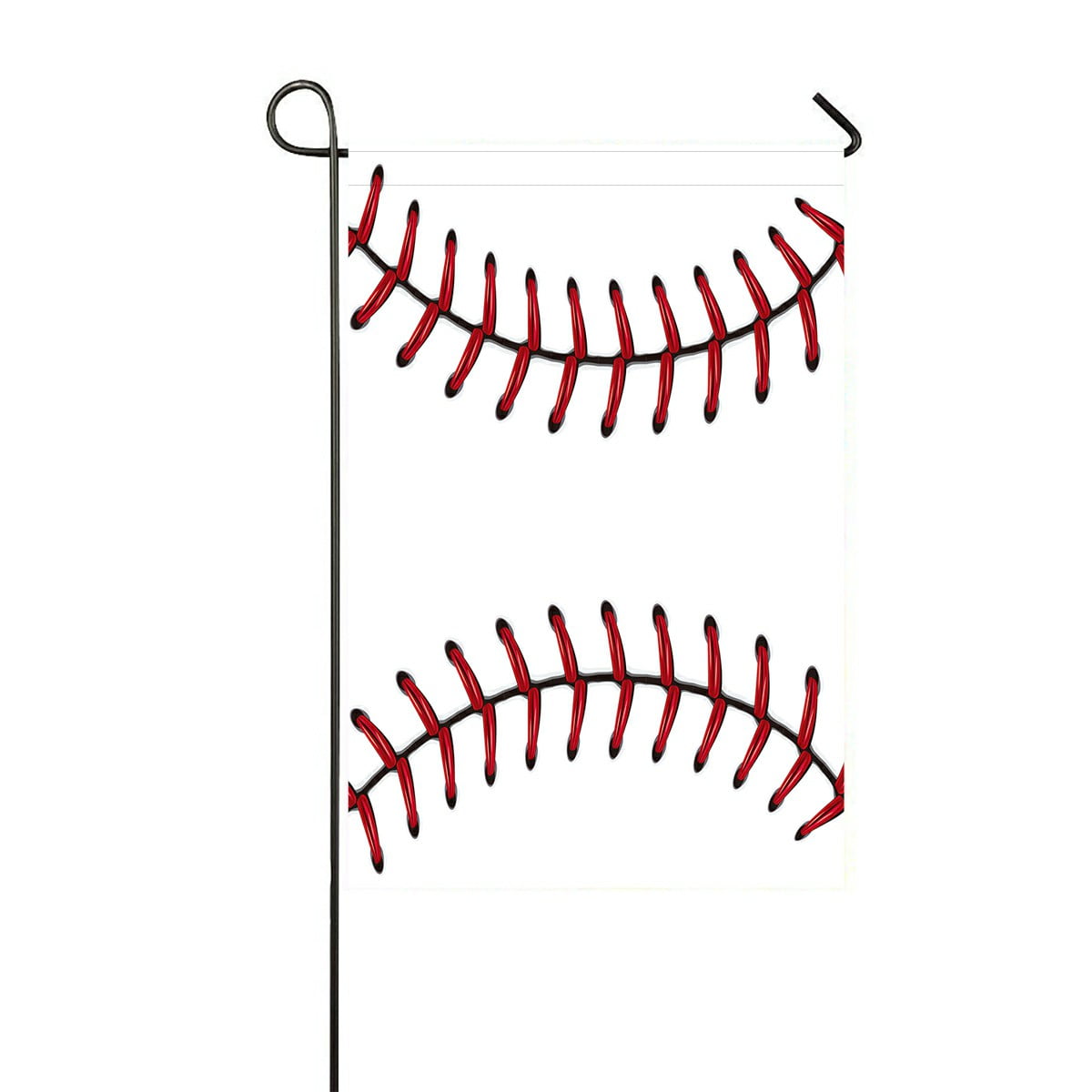 ECZJNT Softball baseball red lace over white Garden Flag Outdoor Flag Home  Party Garden Decor 28x40 Inch - Walmart.com