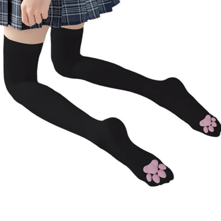 

Famure Cat s Claw Stockings Breathable Comfortable Over the Knee Socks