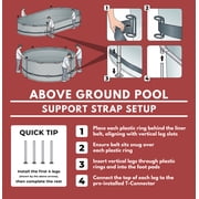 Coleman Steel Pro 12 ft. x 33 in. Round Metal Frame Above Ground Pool Set