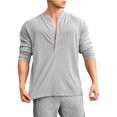 thumbnail image 1 of Men's Basketball Solid - Stripe Stretch Sports T - Shirt for Autumn Running and Training, 1 of 4