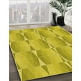 thumbnail image 2 of Ahgly Company Indoor Square Patterned Rubber Ducky Yellow Area Rugs, 6' Square, 2 of 6