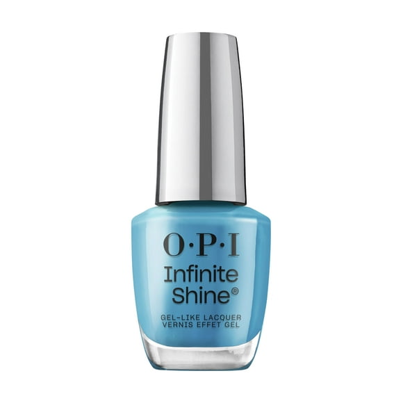 Esmalte de uñas OPI Infinite Shine Never Leavin' Blue de larga duración