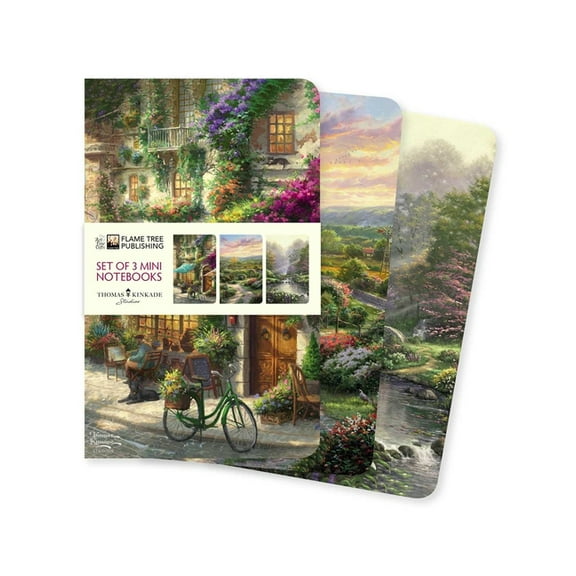 Mini Notebook Collections Thomas Kinkade Set of 3 Mini Notebooks, (Hardcover)