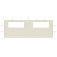 thumbnail image 1 of vidaXL Canopy Sidewall Patio Pavilion Panel Walls Gazebo Sidewall with Windows, 1 of 6