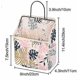 thumbnail image 2 of Hanging Storage Baskets 3 Pack Decorative Waterproof Wall-mounted Organizer Foldable Bags With Adhesive Hooks For Bathroom Kitchen Wall Door Closet, 2 of 4