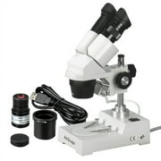 AmScope 10X-20X-30X-60X Sharp Stereo Microscope + 2MP USB Camera New