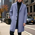 thumbnail image 4 of Trench Coat Women Men 2025 Classic Casual Single Long Sleeve Notch Lapel Knee Length Overcoat Outerwear, 4 of 6