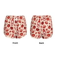 thumbnail image 6 of Goofa Tomatoes Printed Women 2 in 1 Running Shorts,Quick Dry Athletic Workout Shorts,High Waisted Athletic Shorts with Liner Pockets-Medium, 6 of 9