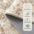 thumbnail image 6 of Moroccan Trellis Washable Rug, Kitchen Rugs for Entryway Bathroom, Non-Slip Indoor Door Mat Ultra-Thin, Small Oriental Throw Carpet for Bedroom Entry, 6 of 6