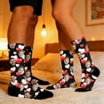 thumbnail image 5 of gcong Custom Face Socks, Personalized Socks with Photo Custom Socks with Faces, Unisex Funny Crew Sock Valentine's Gifts for Him Her, 5 of 6