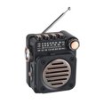thumbnail image 1 of Radio Player Música Inalámbrica BT FM AM SW STEREO Con LED Linter Light Mini Receptor para Interiores Al Aire Libre, 1 of 9