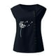 thumbnail image 4 of Mujer Verano Casual Sin mangas Botón Chaleco Cuello redondo Blusa suelta Active Top Mujer Fridja  gh2396, 4 of 4