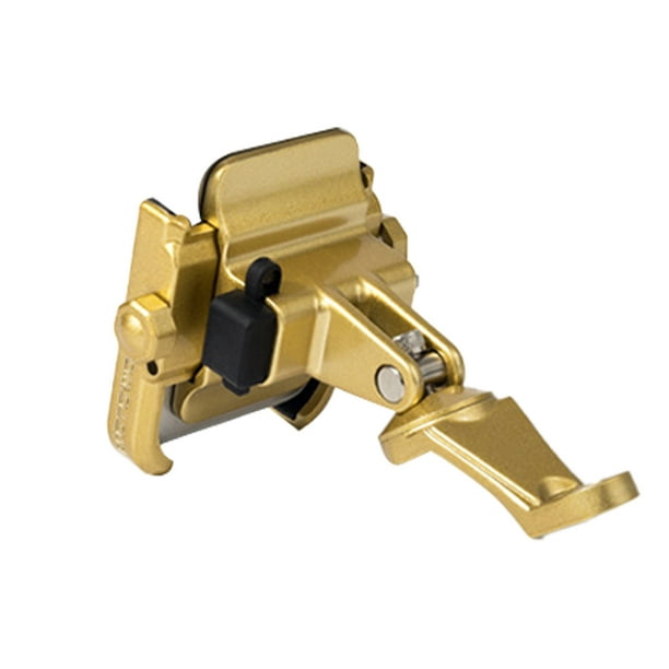 Yuarrent Soporte de teléfono para montaje en manillar de motocicleta, soporte ajustable para teléfono inteligente, soporte de estante de Ciclismo Asiento de espejo - Dorado