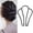 D, variant on Hair Comb for Braids Stylish Seven-toothed Comb for Effortless Braided Hairstyles Braid Hair Tool