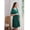Dark Green, variant on Ekouaer Labor and Delivery Gown for Hospital Short Sleeve Maternity Nursing Dress Nightgown with Button Black L