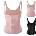 thumbnail image 4 of Xfvqtps Women Waist Cincher Vest Adjustable Shoulder Strap Trainer Trimmer Girdle Workout Corset Body Shaper Black, 4 of 4