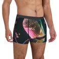 thumbnail image 4 of Salouo Bird5 Print Men's Boxer Briefs,Breathable Underwear Elastic Waistband Briefs for Men -Large, 4 of 8