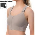 thumbnail image 5 of Zipper Adjustable Sports Bra For Women, High Impact Zip Front Sports Bra Post Surgery Bra With Adjustable Straps High Support, 5 of 5