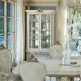 thumbnail image 2 of Michael Amini Platine de Royale Wood Curio Display Cabinet - Champagne Ivory, 2 of 9
