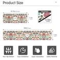 thumbnail image 3 of Yayeee Faucet Mat for Kitchen Sink 14.7" Diatomite Long Splash Guard Pad, Beige Red Floral, 3 of 7