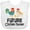 AA-White, variant on Inktastic Future Chicken Farmer Childs Boys or Girls Baby Bib