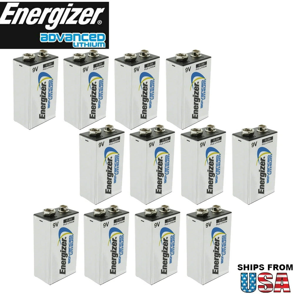 Energizer 12pk 9V Advanced Lithium Batteries LA522 Bulk