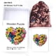 thumbnail image 2 of 200 piezas de rompecabezas de madera con diseño de mariposas de amor para adultos, 12,99 x 11,22 pulgadas, flores, rompecabezas de madera coloridos para cumpleaños., 2 of 7