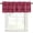 Red, variant on Buffalo Plaid Valances for Windows Farmhouse Kitchen Curtains Valances Rod Pocket Valance Curtains for Windows Amber Orange Farmhouse Gingham Striped Window Valances for Bathroom Bedroom 60"x18"