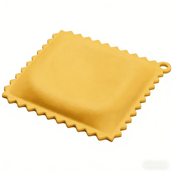 Ravioli-Shaped Spoon Rest – Cute & Cool Kitchen Counter Accessory | Unique Pasta-Themed Gadget, Part of Pasta-Shaped Kitchen Collection