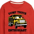 thumbnail image 3 of Instant Message - Transportation - Dump Truck Enthusiast - Toddler & Youth Long Sleeve Graphic T-Shirt, 3 of 6