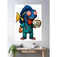thumbnail image 2 of Care Of Surgeonfish Poster Wall Art, Modern Wall Decor, 16x24 UNFRAMED, 2 of 3