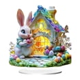 thumbnail image 3 of Adorno de mesa de Pascua Macarena Figura de conejo 2D, 3 of 8