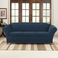 thumbnail image 5 of SureFit  Stretch Pique 4 Piece Sofa Slipcover Garnet, 5 of 5