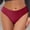 Wine, variant on Sunvit-Panties Womens Coffee Thong Underwear (Size L) - Low-Rise, Ribbed Texture, Nylon Spandex, No VPL, Comfortable for Daily Wear & Form-Fitting Clothes