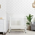 thumbnail image 4 of DaVinci Jenny Lind Pine Wood 3-in-1 Convertible Mini Crib in White, 4 of 7