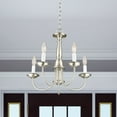 thumbnail image 2 of Livex Lighting Chandelier in Brushed Nickel, 2 of 12