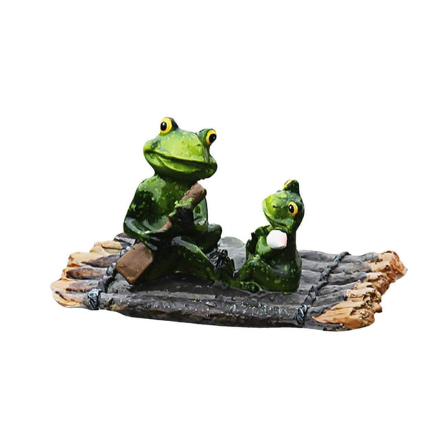SXcggal Mini Pond Decoration Frog Figures Floating Frog Pond Decoration For Outdoors Pond Decoration Garden Garden Figures Statue Garden Decoration Ornament Pond Balcony Practical Sculptures Statues