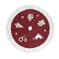 thumbnail image 1 of KAKOWELY 1 falda inferior para árbol de Navidad, tapete inferior para árbol de Navidad, accesorio para árbol de fiesta, 1 of 4