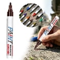 thumbnail image 2 of Stone Paint Marker,Oil Based Paint Markers,Medium Tip,Quick Dry & Waterproof Marker Pen For Restoring Inscriptions,Ideal For Metal,Wood,Fabric,Plastic,Rock Lettering & Marking(5.62")(Brown), 2 of 9