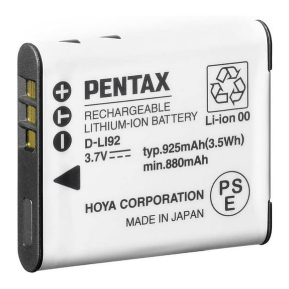 Pentax D-LI92 3.7V 925mAh Rechargeable Lithium-Ion Battery