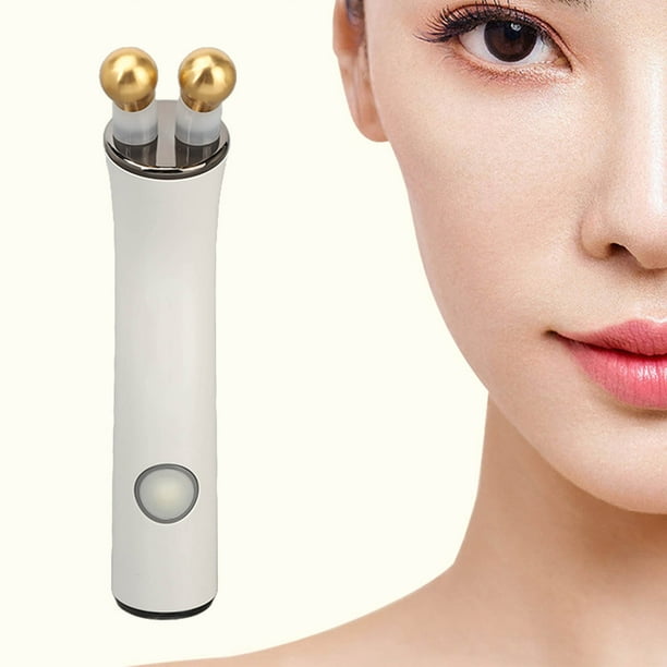 Masajeador de ojos electrico de doble bola varita con carga USB instrumento masajeador con calefaccion para ojos para ojeras bolsas para ojos Bodega Aurrera en linea