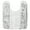 White, variant on Sweet Home Collection Sinatra Contour Commode Rug