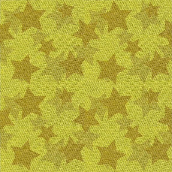 Ahgly Company Indoor Square Patterned Yellow Novelty Area Rugs, 8' Square