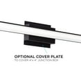 thumbnail image 4 of TNYV1803LAJUDBK AFX Tonya - 9W 1 LED Bath Vanity-3 Inches Tall and 18 Inches Wide-Black Finish, 4 of 4
