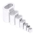 thumbnail image 5 of Clip De Aluminio Ovalado Plata Oval Aluminio Crimping Loop Resistente A La Corrosión Cable Virola Alambre Crimping Sleeve Wire Rope Virola Para Alambre Y Cuerda,2000Pcs 0.5Mm / 0.02Inch Cateissary TO005563-11, 5 of 5
